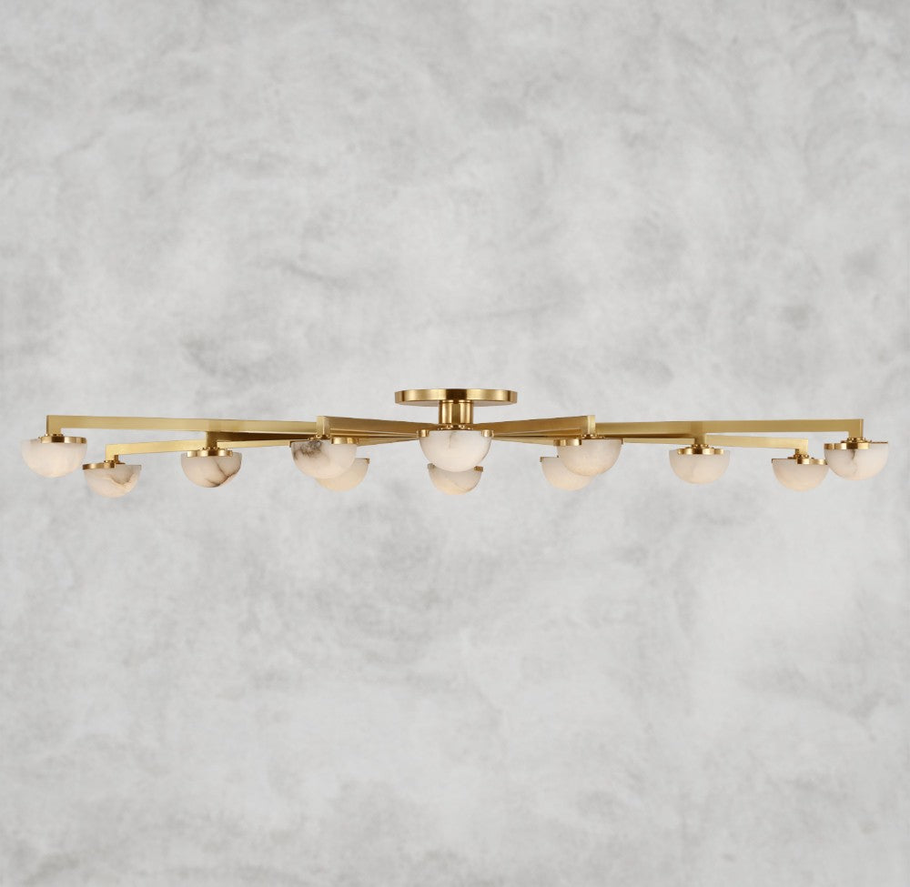 Pedra Staggered Arm Flush Mount 36", 48", 60"